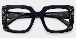 Sable Square Black Glasses3