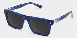 Henry Blue Rectangle Sunglasses2