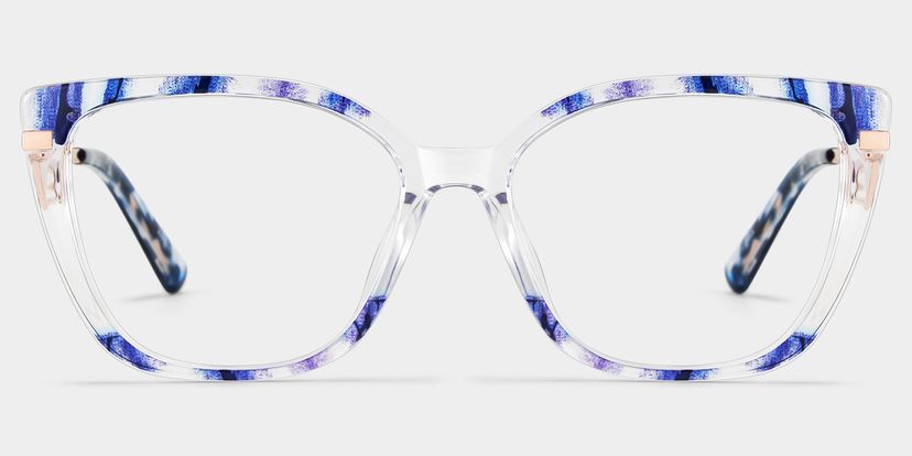 Margret Cateye Blue Glasses