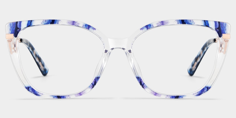 Margret Cateye Blue Glasses