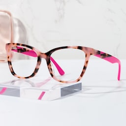 Shinana Cateye Pink Tortoise Glasses0