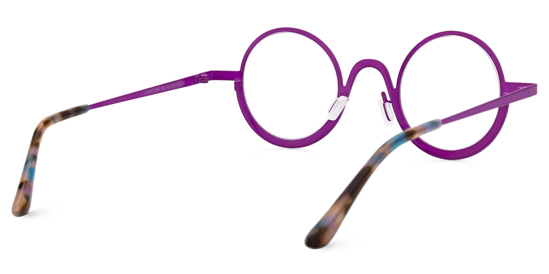Round Banfield Purple Glasses deals -Zeelool Glasses3