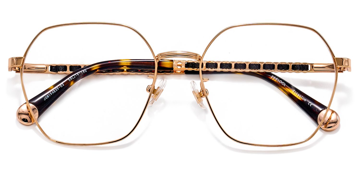 Hexagon Glasses On Round Face1