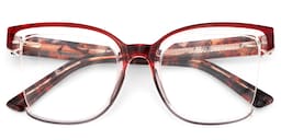 Cadogan Square Red Gray Glasses1