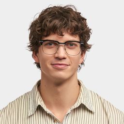 Boyde Browline Black Glasses0