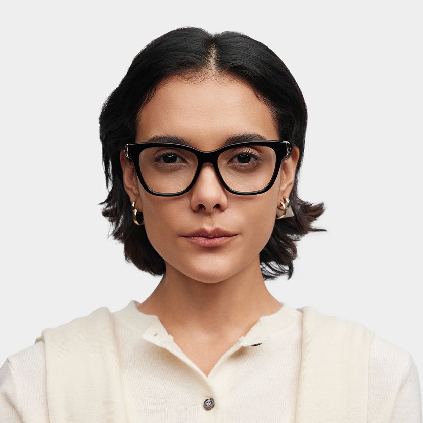 Julian Black Square Glasses