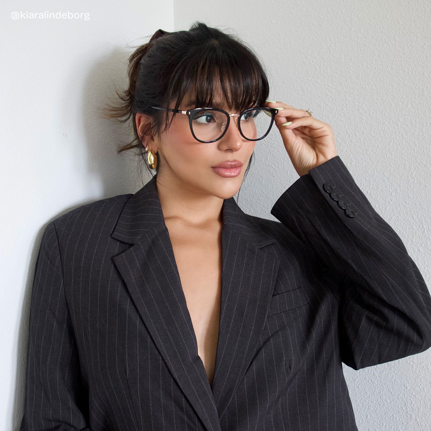 Caden Eyeglasses in Round Black Frame | Zeelool9