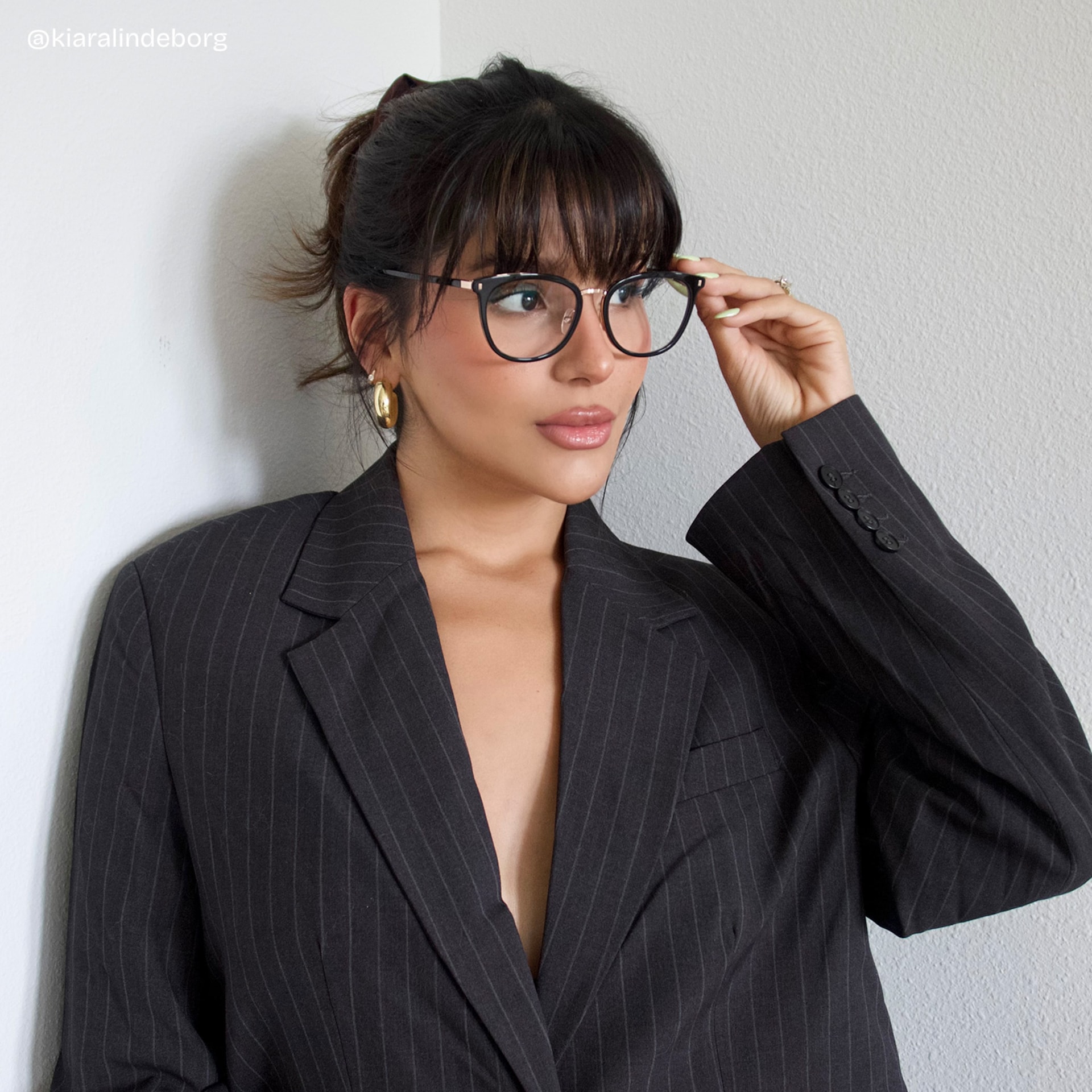 Caden Eyeglasses in Round Black Frame | Zeelool9