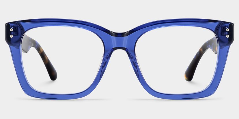 Gaydeh Rectangle Blue Glasses