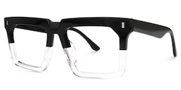 Moreland Rectangle Two-Tone Glasses1