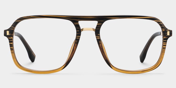 Kilworth Aviator Brown Glasses