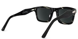 Riley Rectangle Black Glasses4