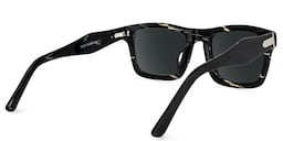 Riley Rectangle Black Glasses4