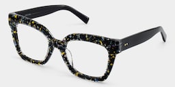 Renata Square Black Glasses4