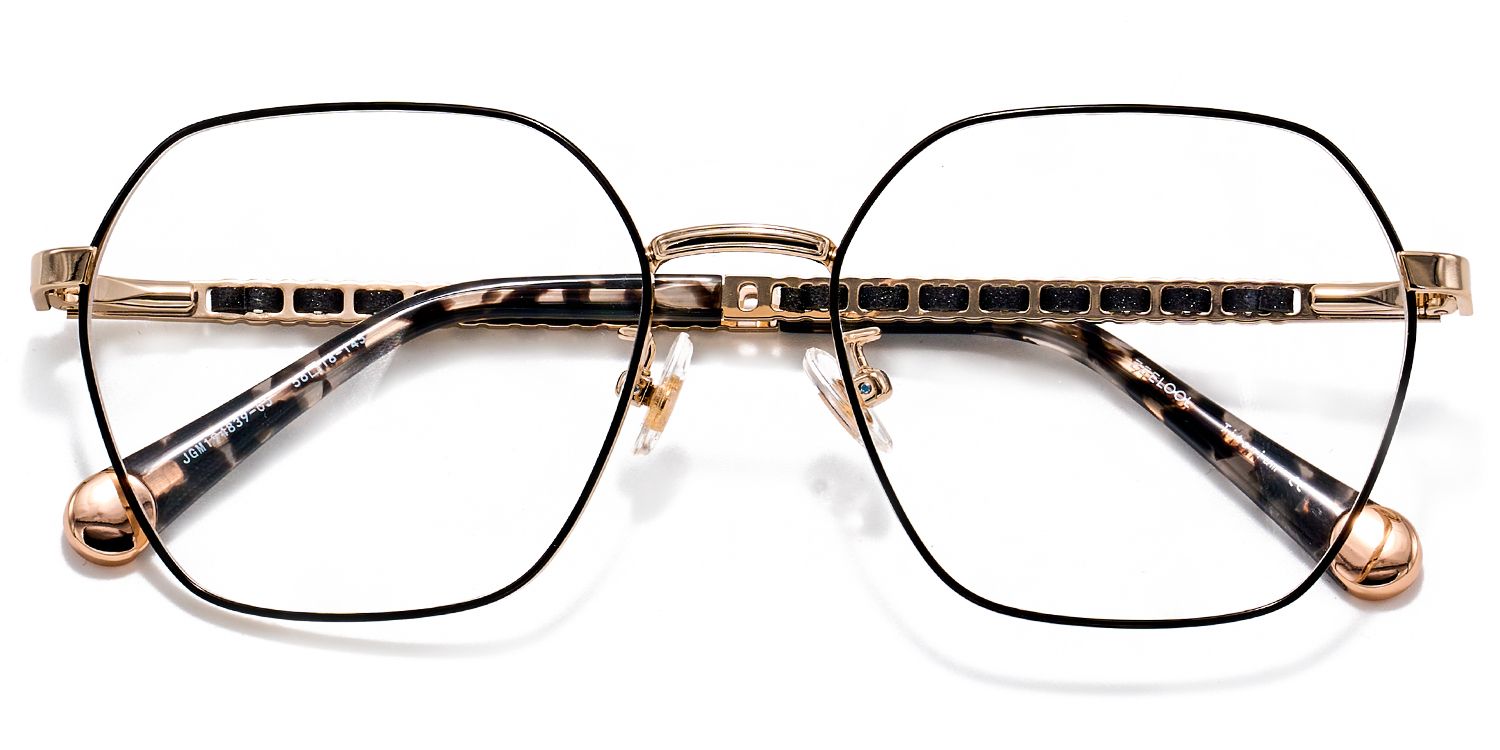 Hexagon Glasses On Round Face1