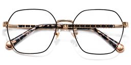 Dunbar Black Geometric Glasses1