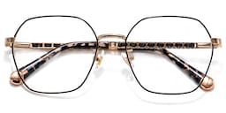 Dunbar Geometric Black Glasses1