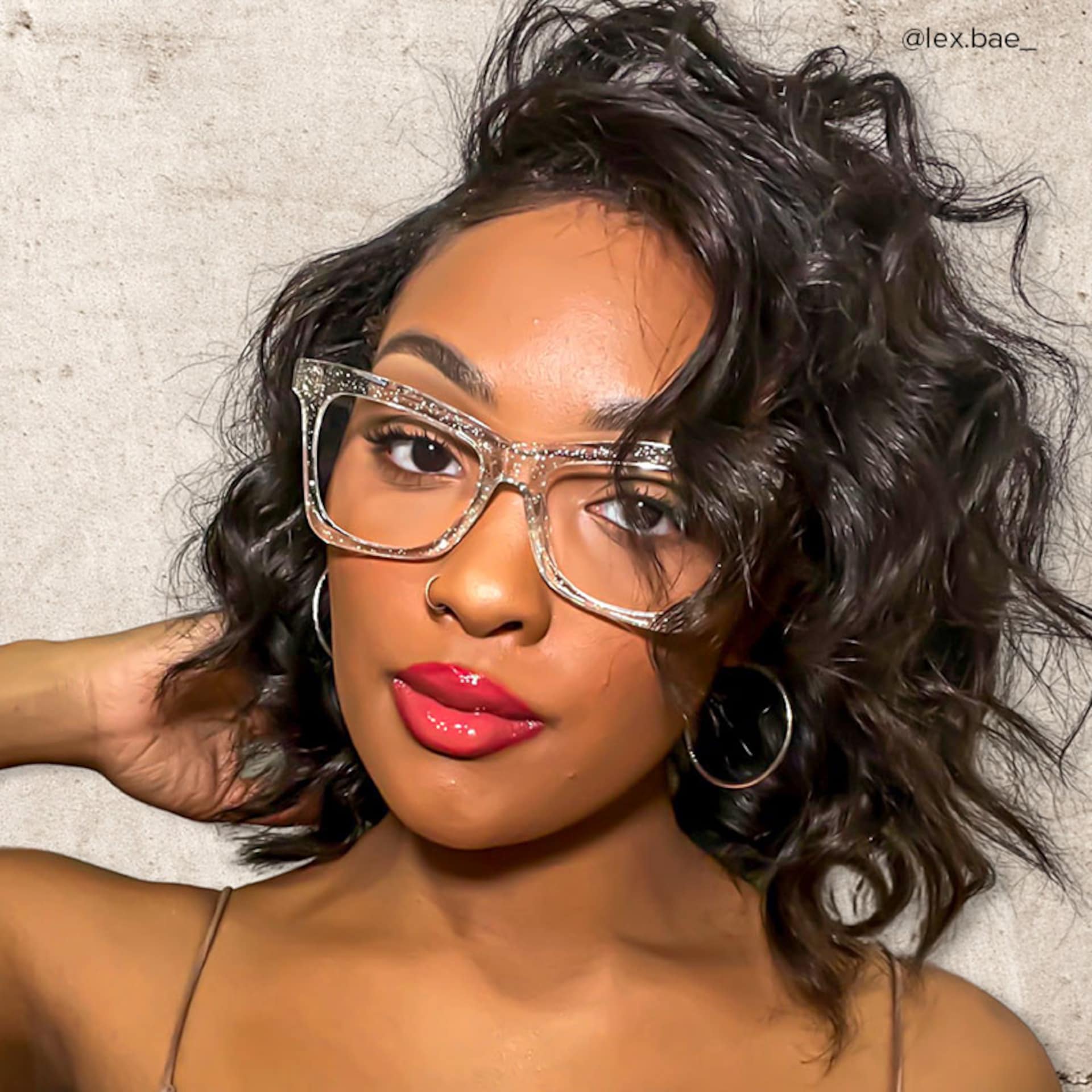 Yaritza Butterfly Crystal Glasses | Zeelool Glasses4