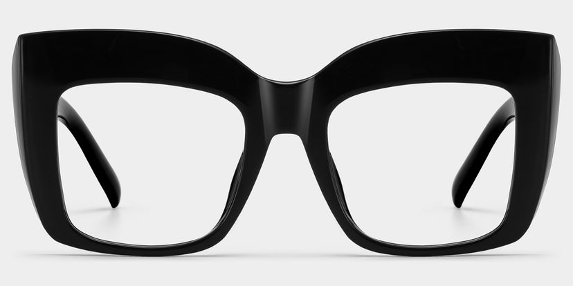 Alberta Cat Eye Black Glasses