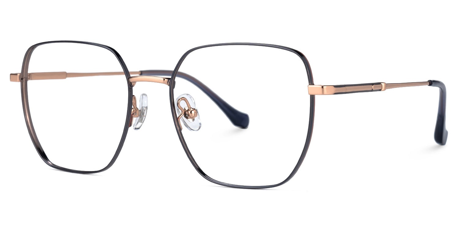 Titanium Conidi Eyeglasses, Conidi Square Glasses -Zeelool Glasses1