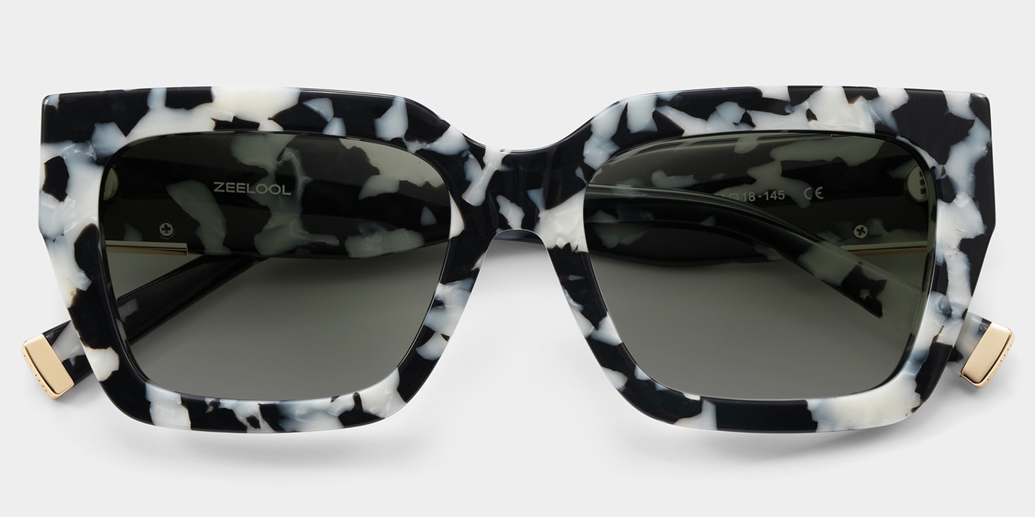 Maddox Pattern Frame Glasses with Square Frame Online | ZEELOOL