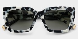 Maddox Square Pattern Polarized Sunglasses3
