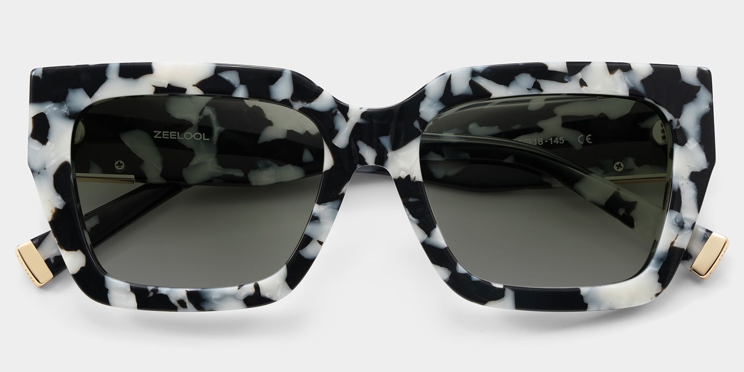 Maddox Pattern Frame Glasses with Square Frame Online | ZEELOOL3