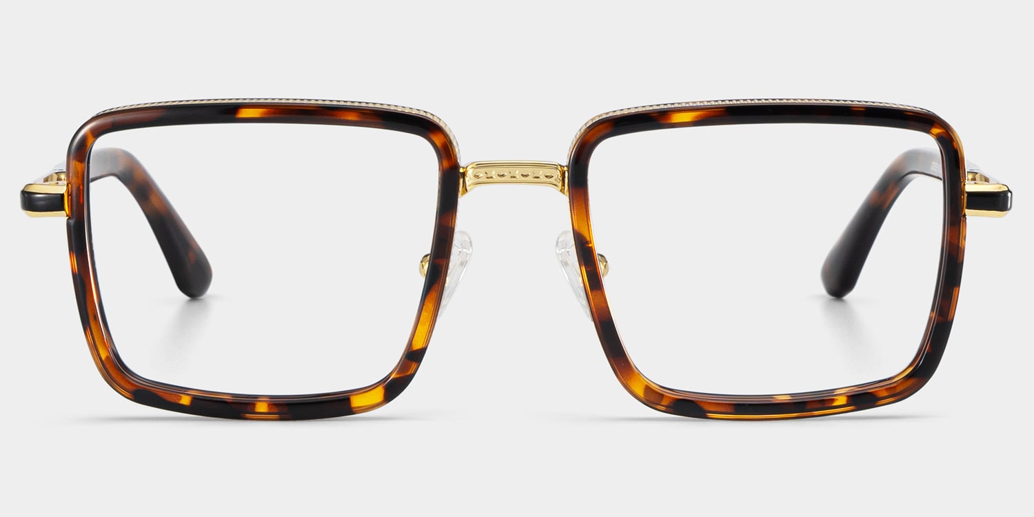 Hunter Square Tortoise Glasses