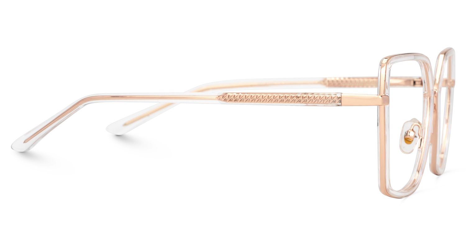 Clear Square Frame Glasses - Jill on Sale | ZEELOOL Canada2