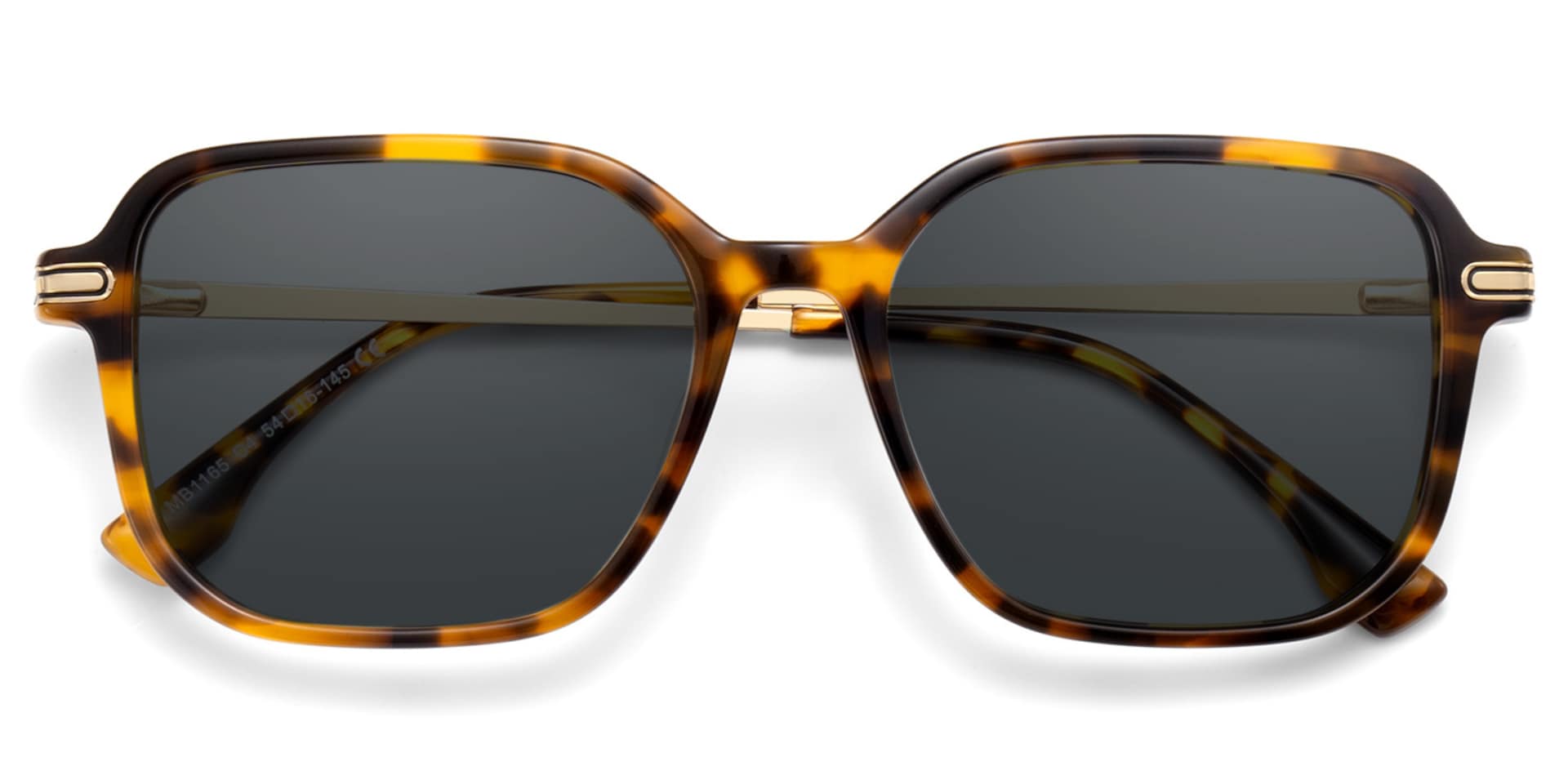 Jetson Tortoise Rectangle Sunglasses Online | Zeelool1