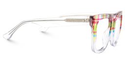 Boston Square Crystal-Plaid Glasses2
