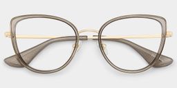 Celine  Cat-eye Gray Glasses2