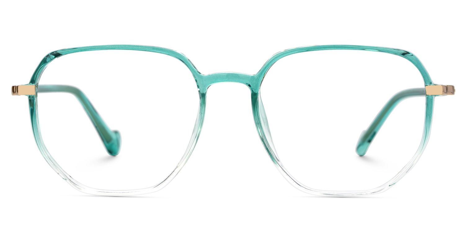 Maura Green Eyeglasses in Geometric Glasses Frame0