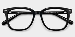 Lana Black Square Glasses1