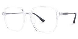 Monica Square Clear Glasses1