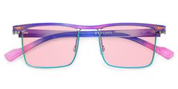 Violet Browline Iridescent Glasses1