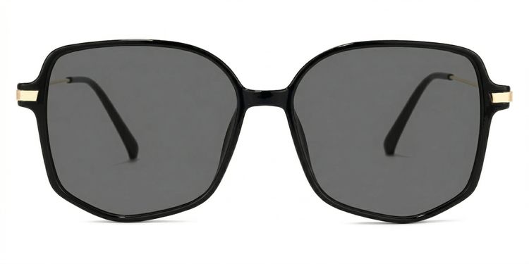 Payton Geometric Black Glasses