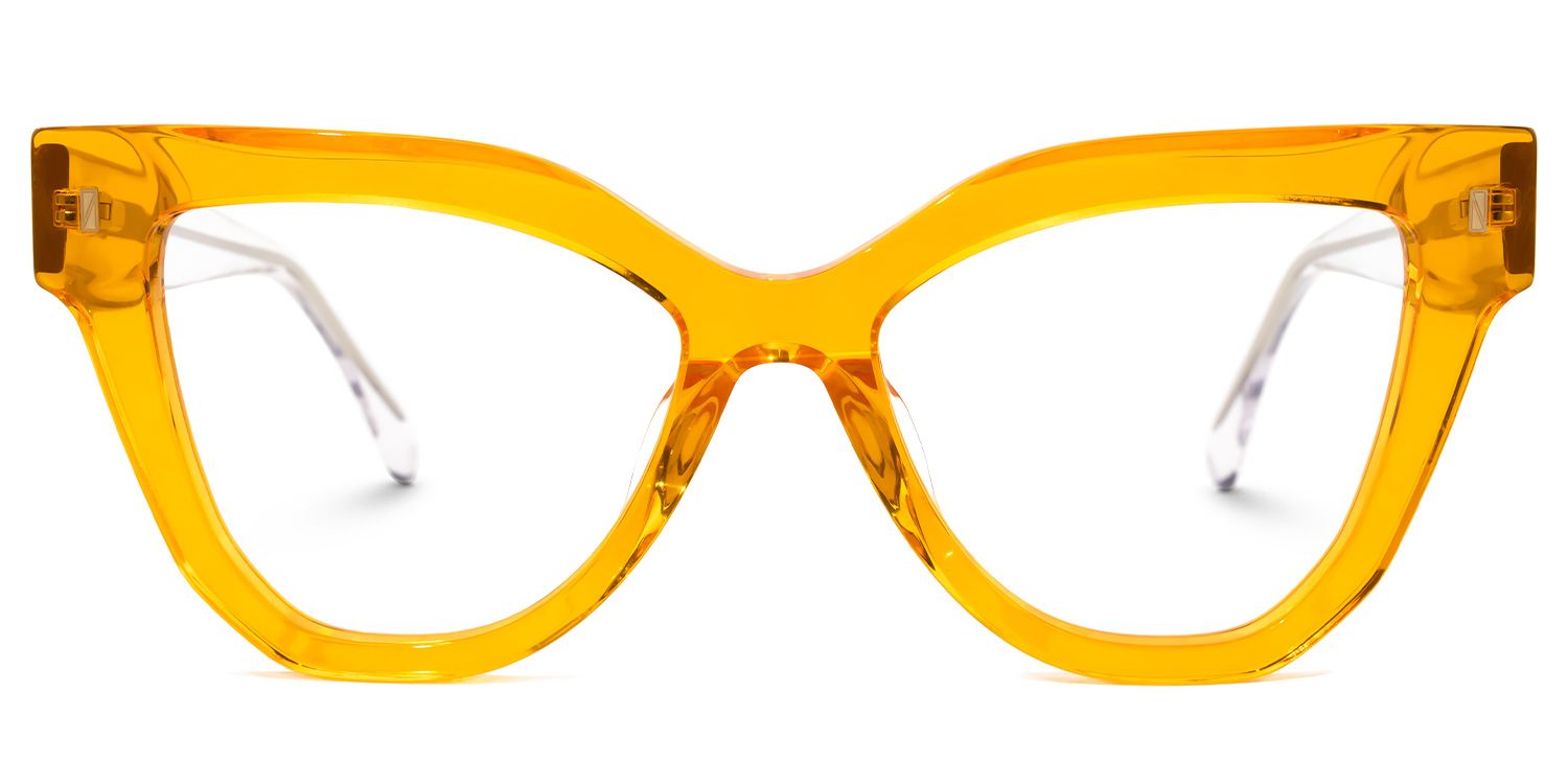 Shaka Cateye Yellow Glasses0