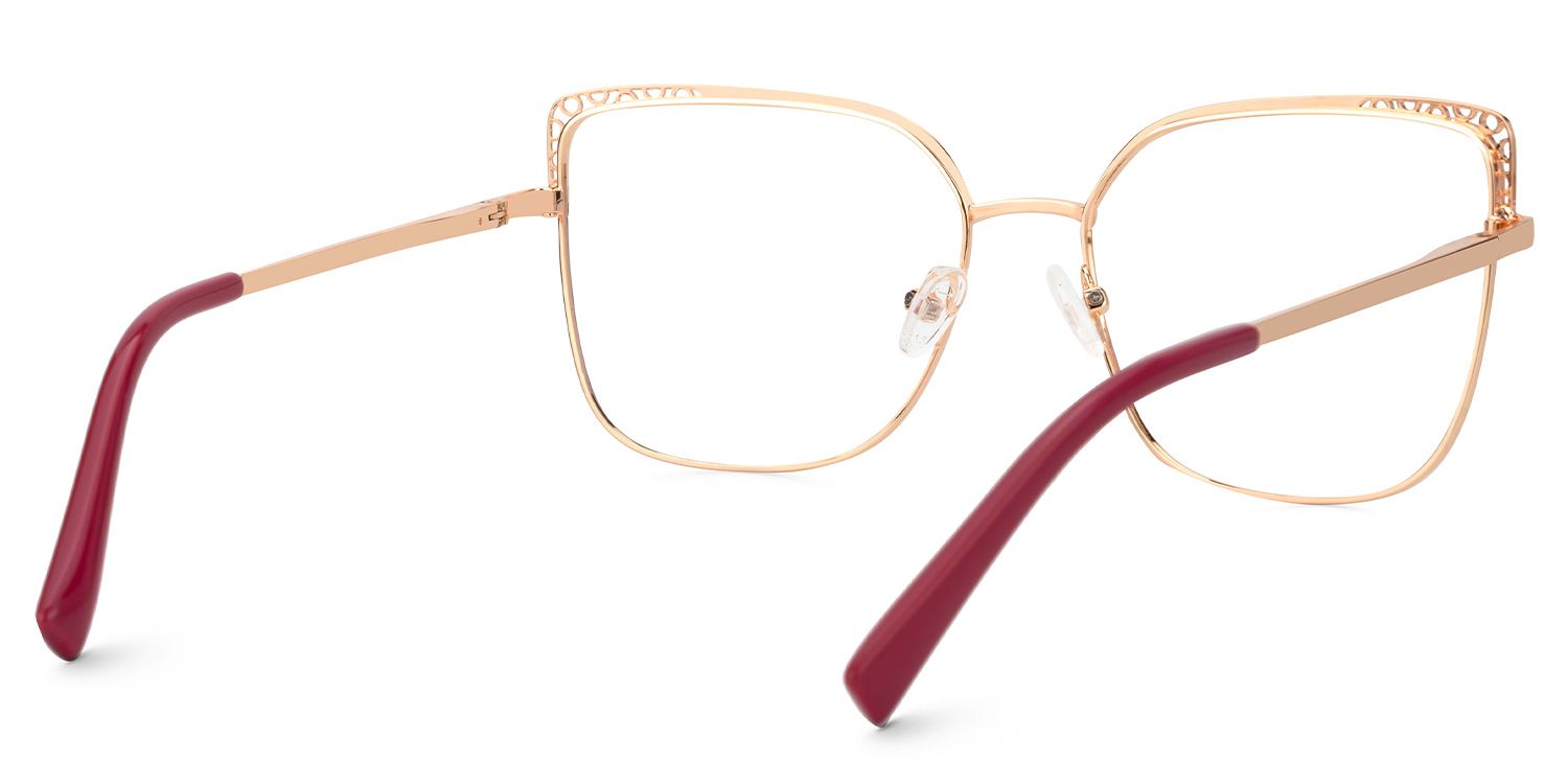 Marlisa Square Blue Full-Frame Glasses | Zeelool3