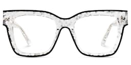 Zerica Square Clear Glasses0