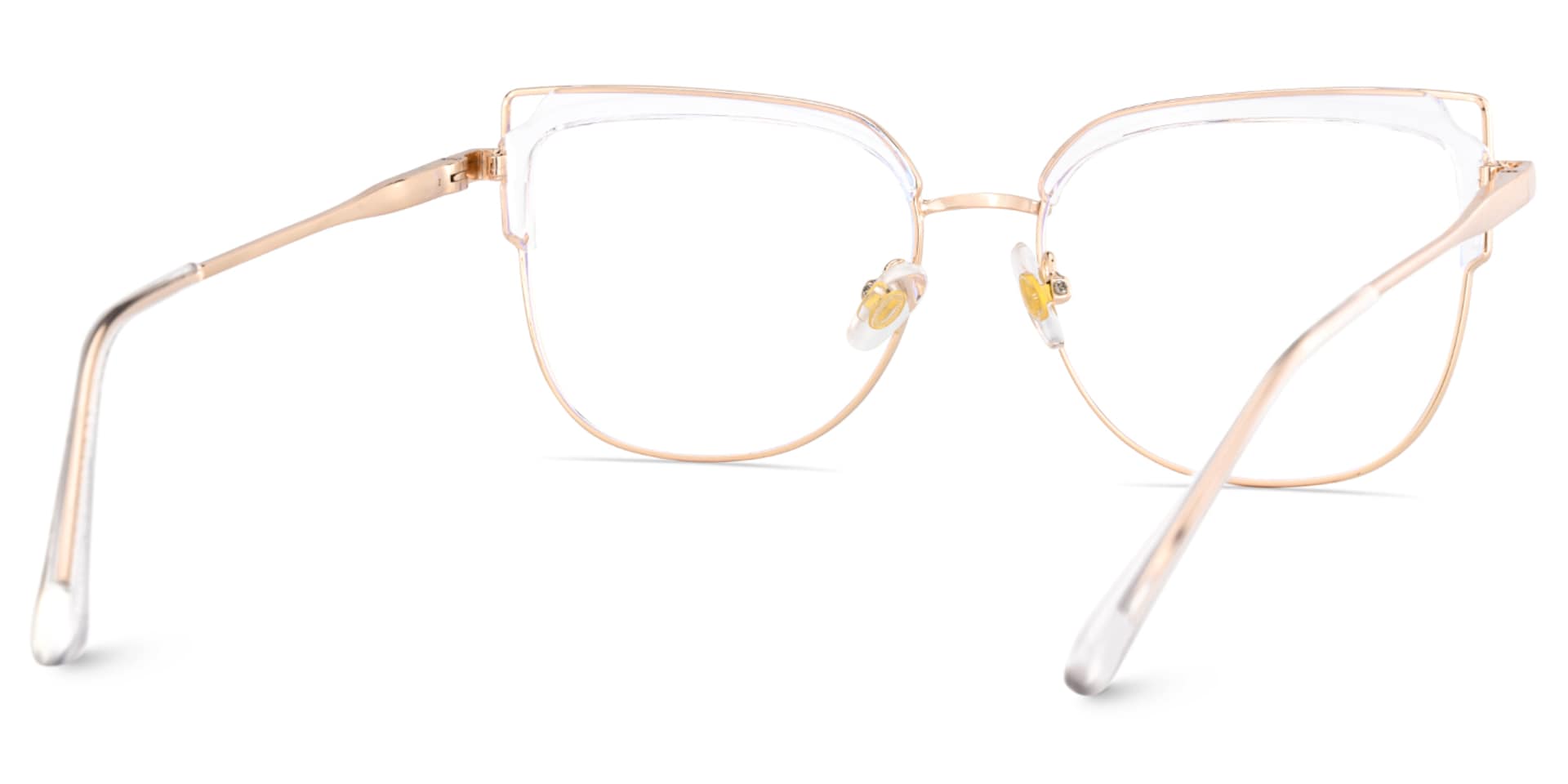 Samson Crystal Square Glasses With Adjustable Nose Pads Design5