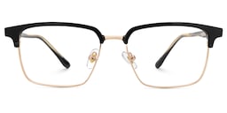 Booker Square Black-Gold Glasses2