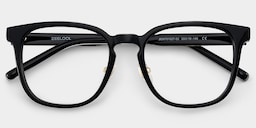 Hailey Square Black Glasses2