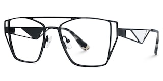 Abegayle Geometric Black Glasses1