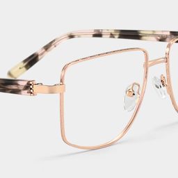 Felicity Geometric Gold Glasses5