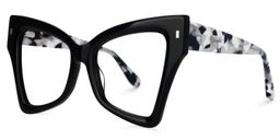 Migial Butterfly Black Glasses1