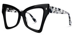 Migial Butterfly Black Glasses1