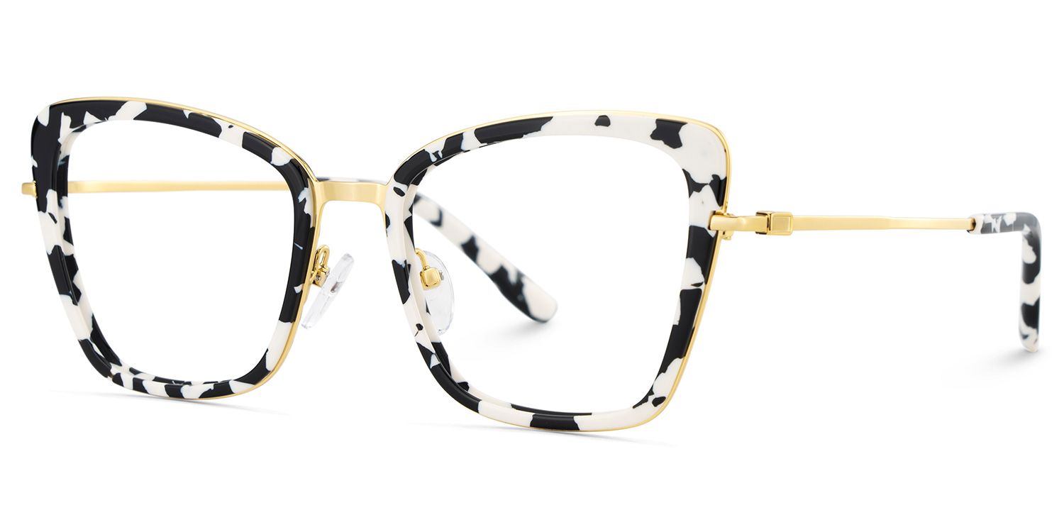 Rosalie Butterfly Cow Color Frame Glasses for Women | Zeelool3