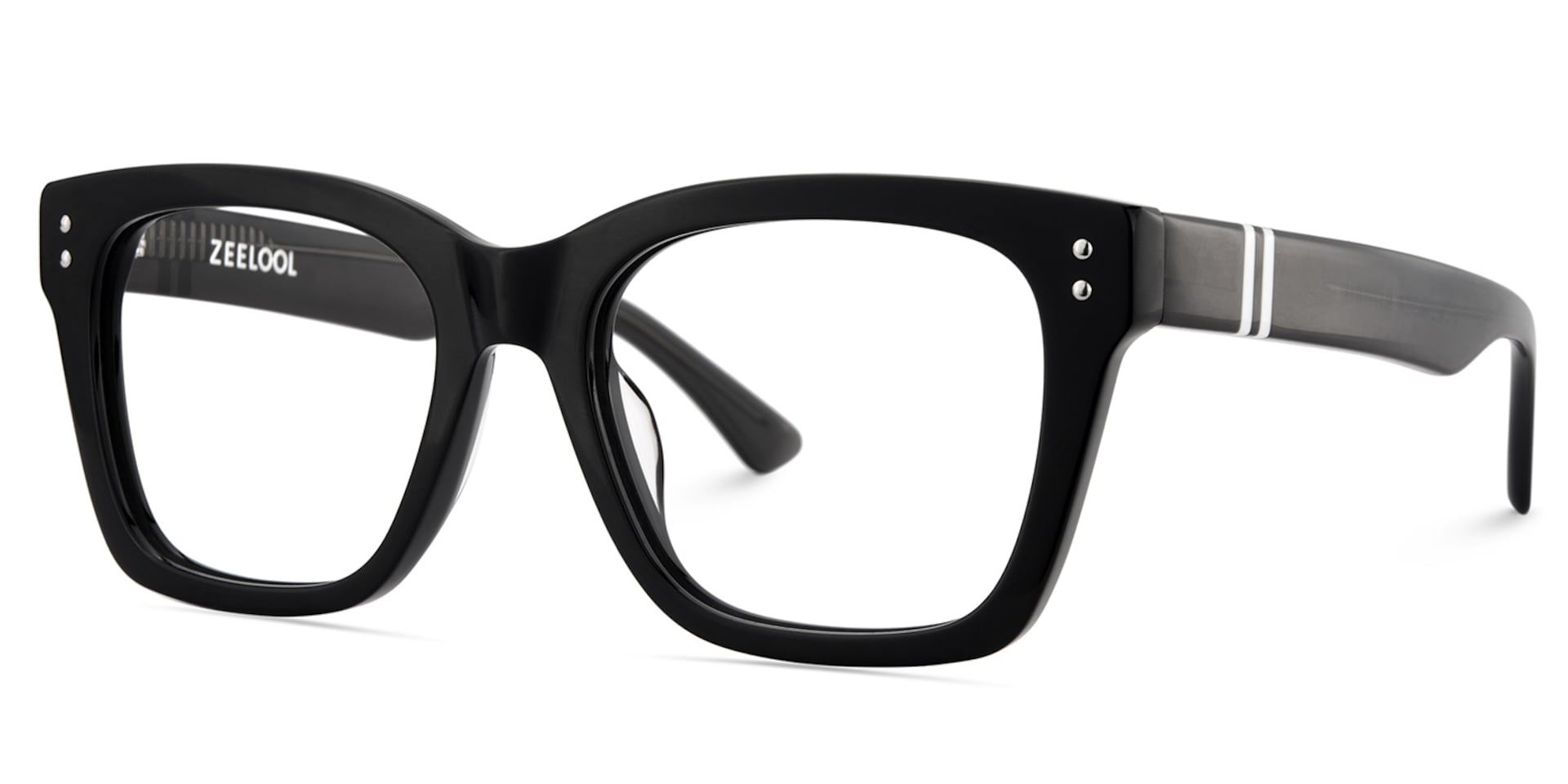 Gaydeh Black Glasses With Rectangle Shape | Zeelool3