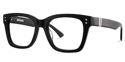 Gaydeh Rectangle Black Glasses3